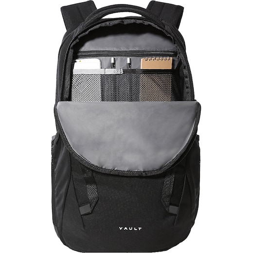The North Face Vault Backpack, 15" ComputerRucksack (30049) Schwarz Axon Profil