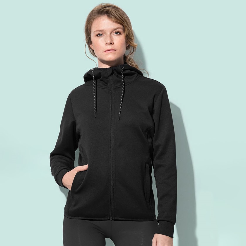 Stedman Recycled Scuba Jacket Women Huppari (18129) Black opal