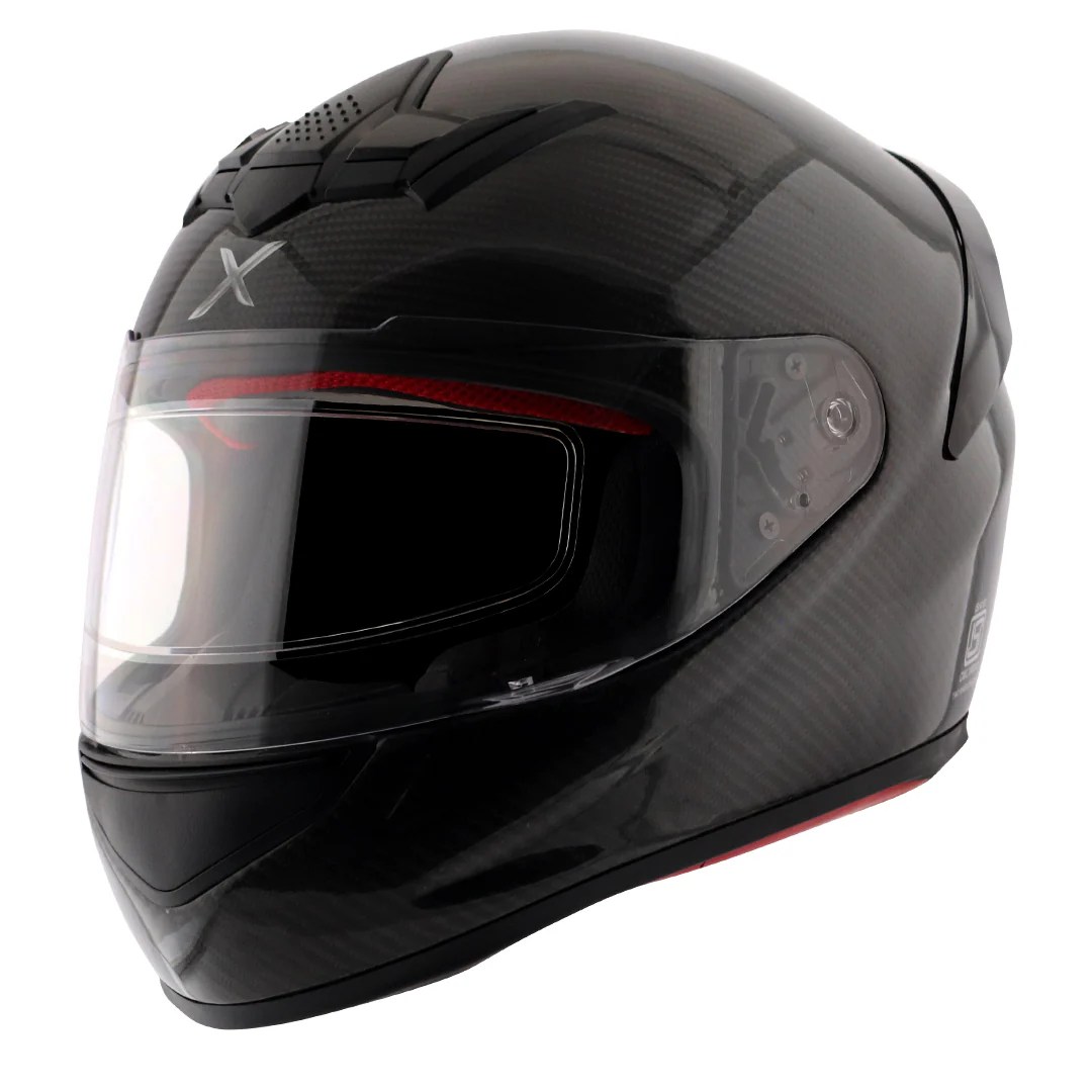 Axor Rage Carbon Fiber Small Checks Gloss Carbon Helmet