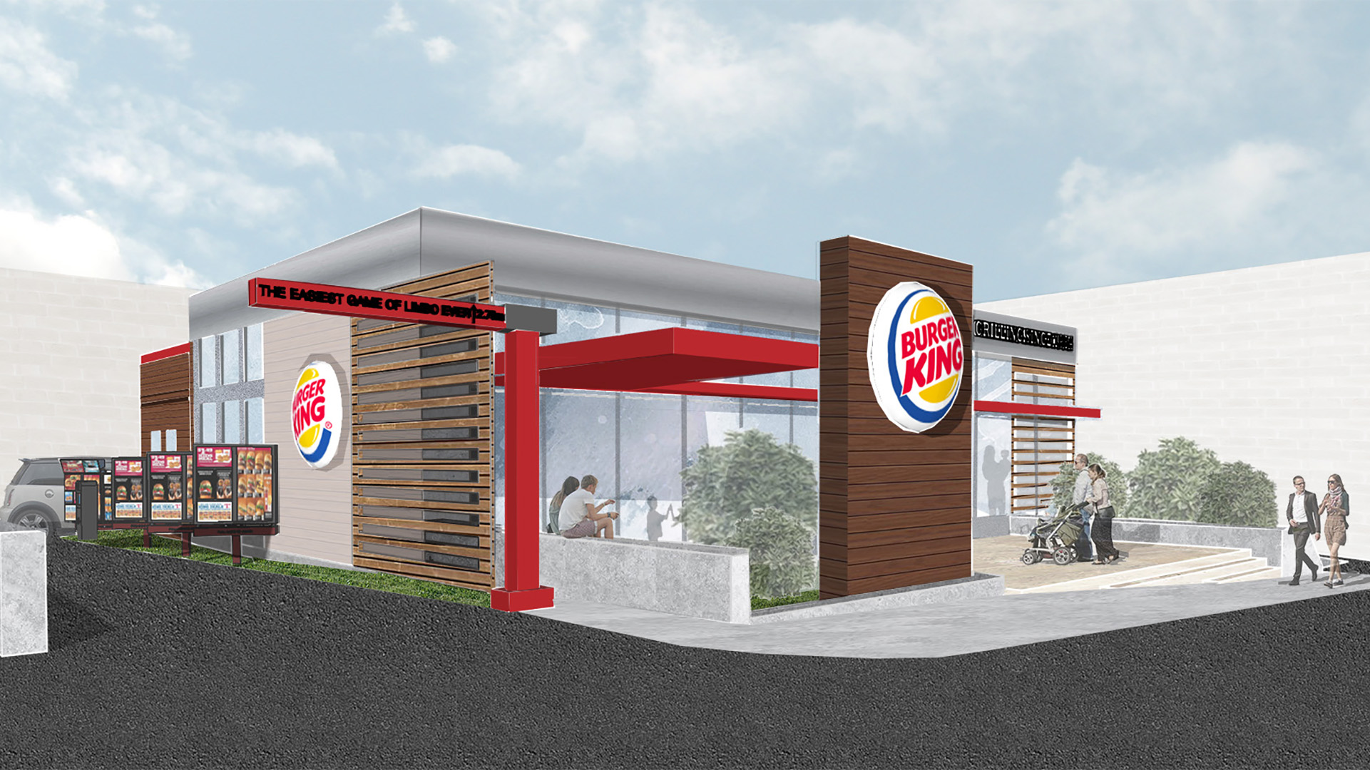 Burger King® DriveThru Restaurant ArchitectureXV