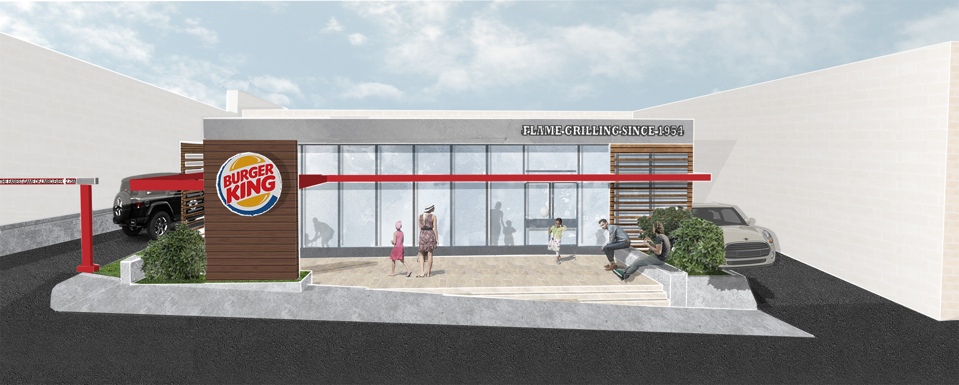 Burger King® DriveThru Restaurant ArchitectureXV