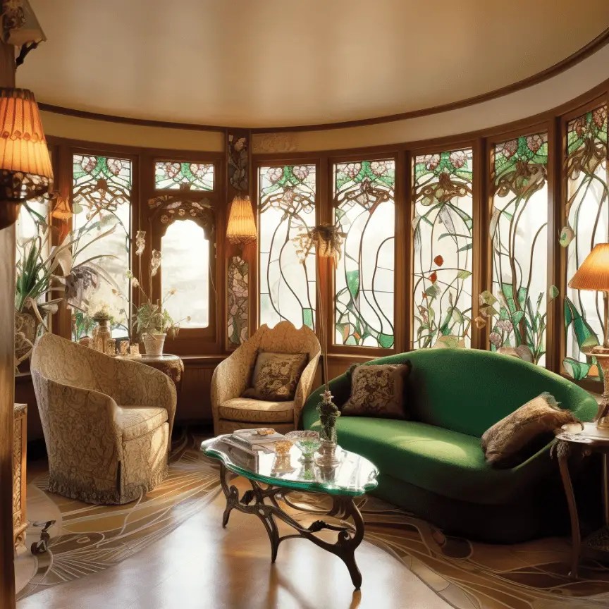 Whispers of Grace Captivating Ways to Infuse Art Nouveau Interior