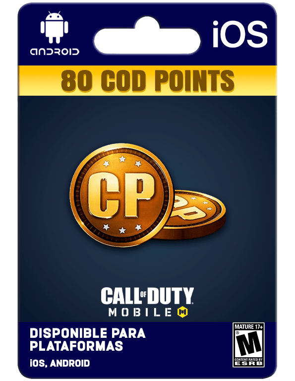 Call Of Duty Mobile 80 COD Points Tecnologia e Imformatica
