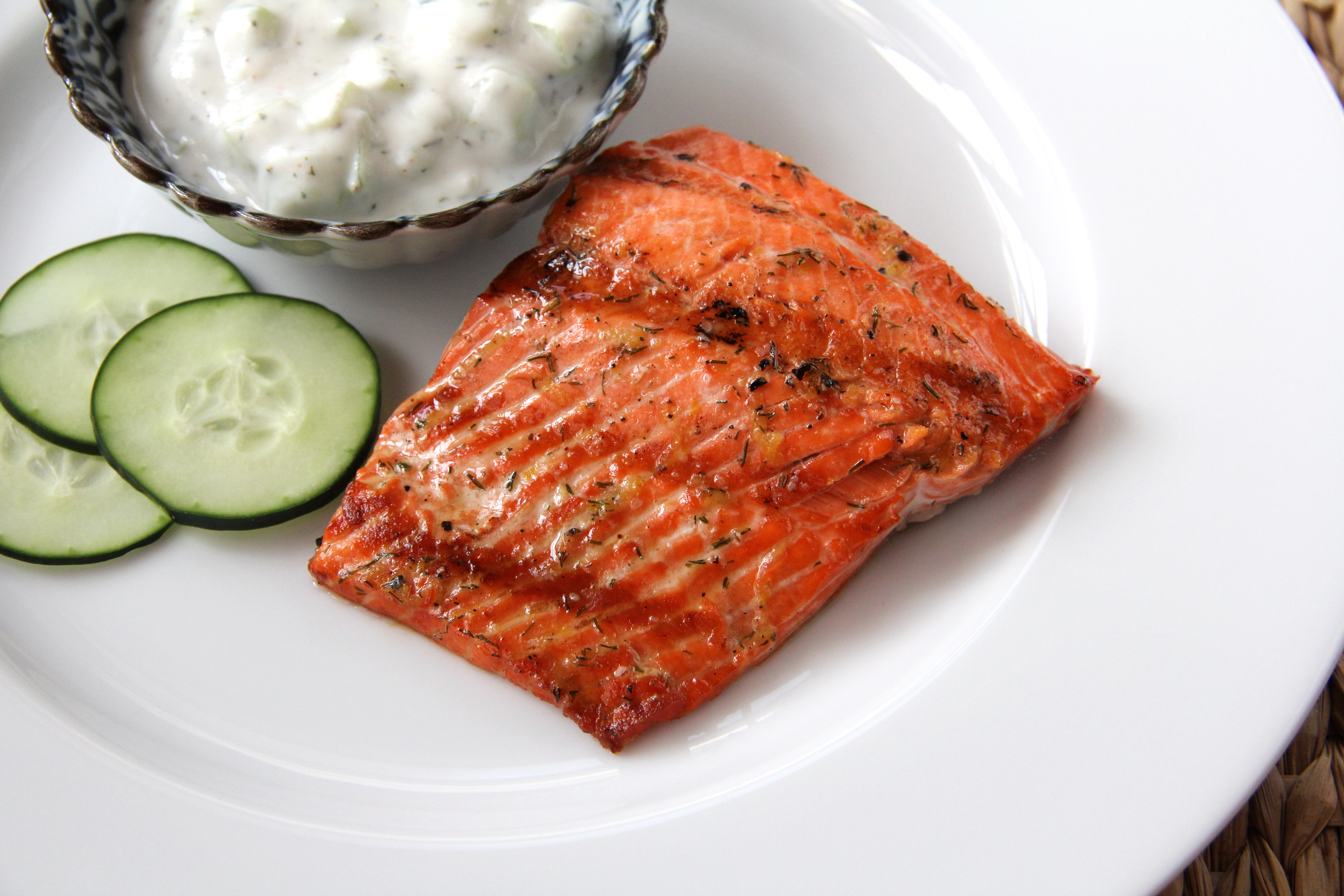 Copper River Salmon with Cucumber Dill Sauce A Year at the Table