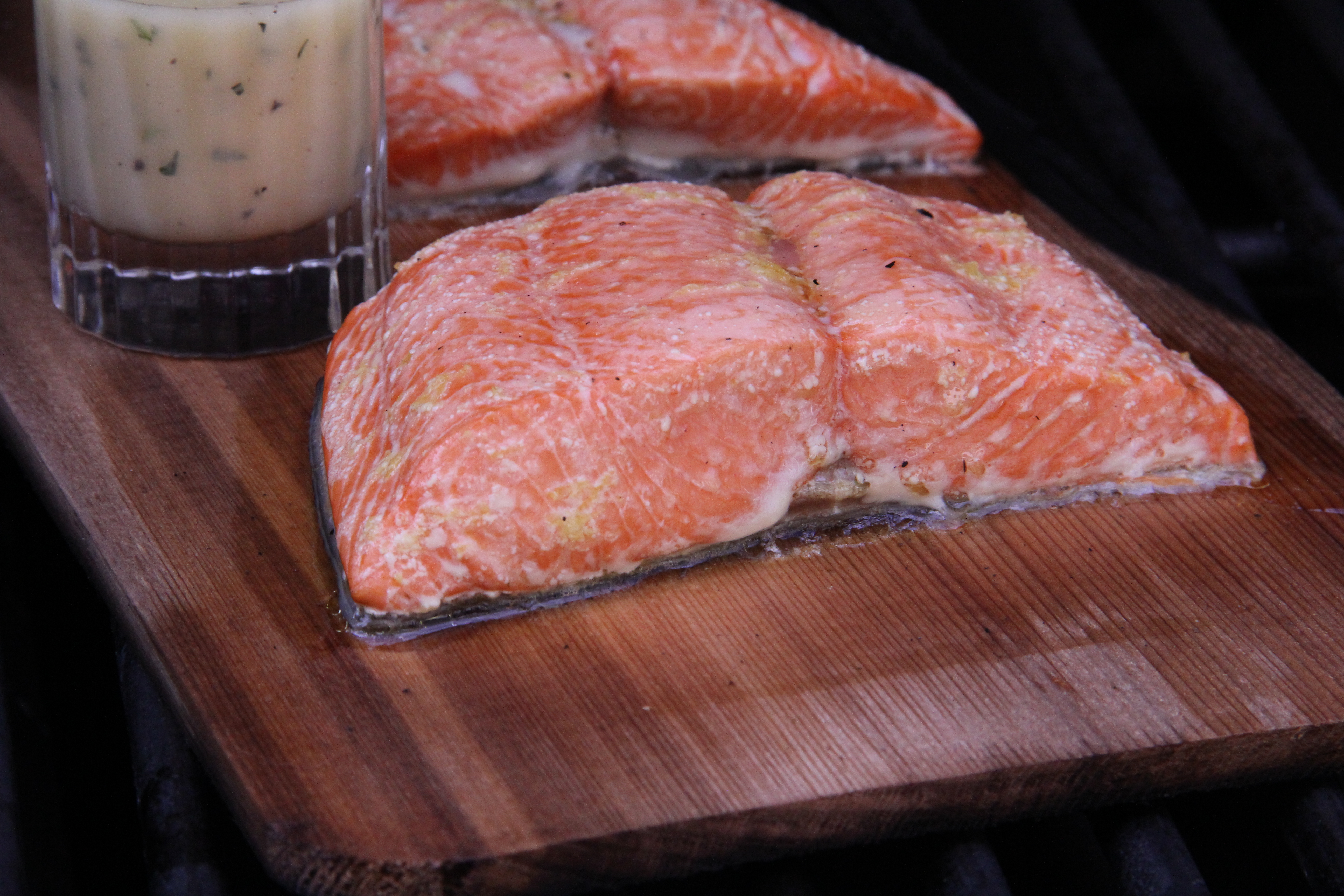 Grilled Cedar Plank Salmon with Beurre Blanc Sauce A Year at the Table