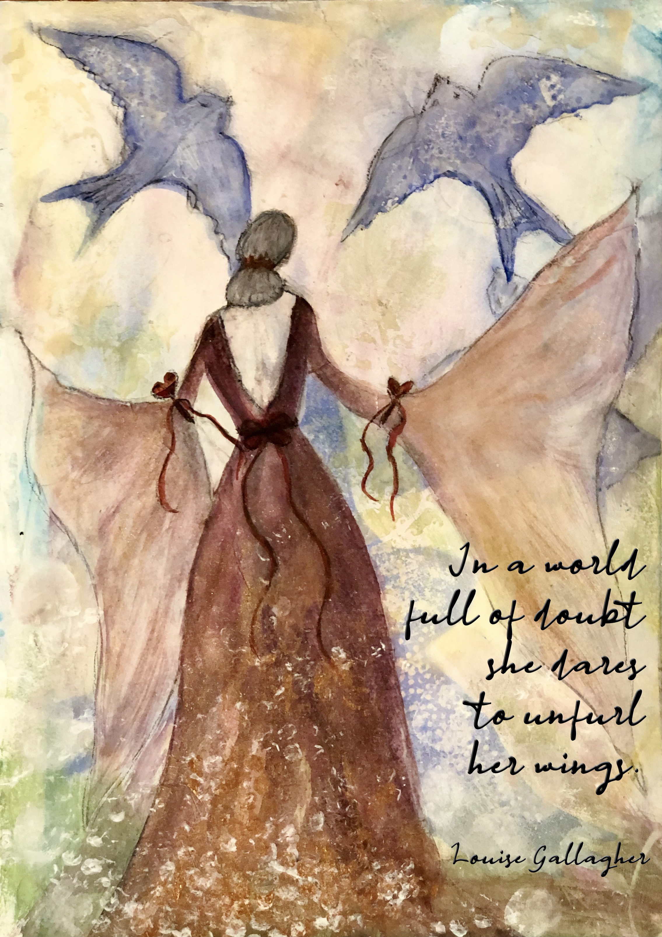 If Only She Had Wings (a story) Dare Boldly