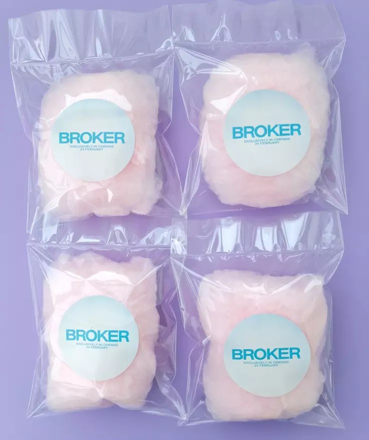 Branded Candy Floss Bags Custom Printed Aylin Sweets