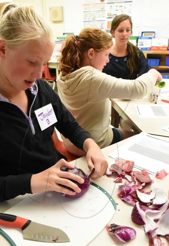 Learning to be a young chef at Port Burwell PS The