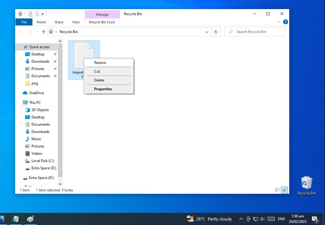 How to Recover Permanently Deleted Files in Windows 10 ayospc