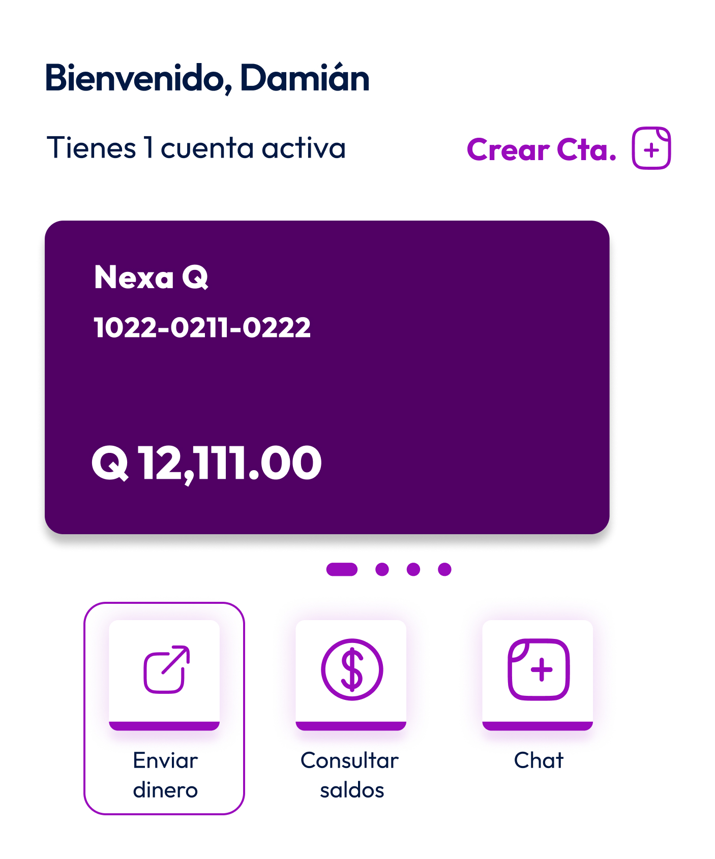 ¿Cómo envío dinero a otra cuenta? Nexa Banco