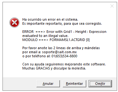 Error With grid1.width: expression evaluated to an ilegal value :: Sait
