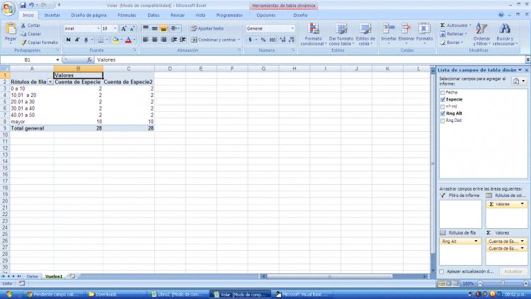 campo calculado en tabla dinámica que coge datos de los totales