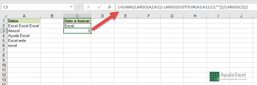 La función LARGO Ayuda Excel