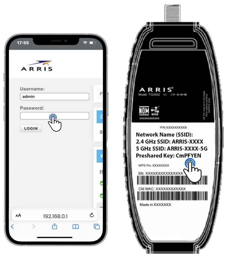 Conoce tu módem ARRIS TG3442A Ayuda izzi