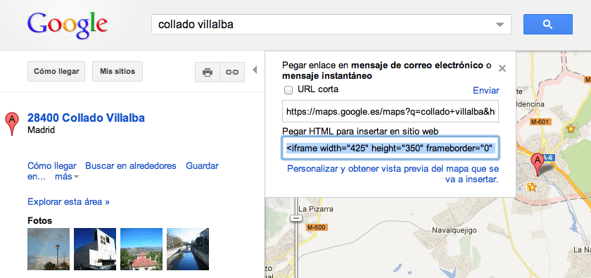 Insertar Google Maps en WordPress
