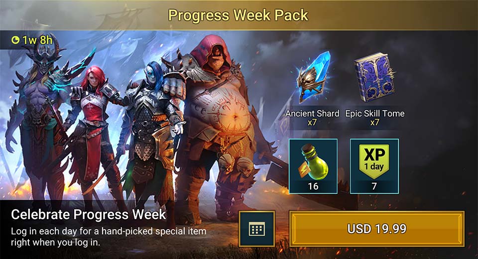 Raid Shadow Legends List of Offer Packs Guide AyumiLove