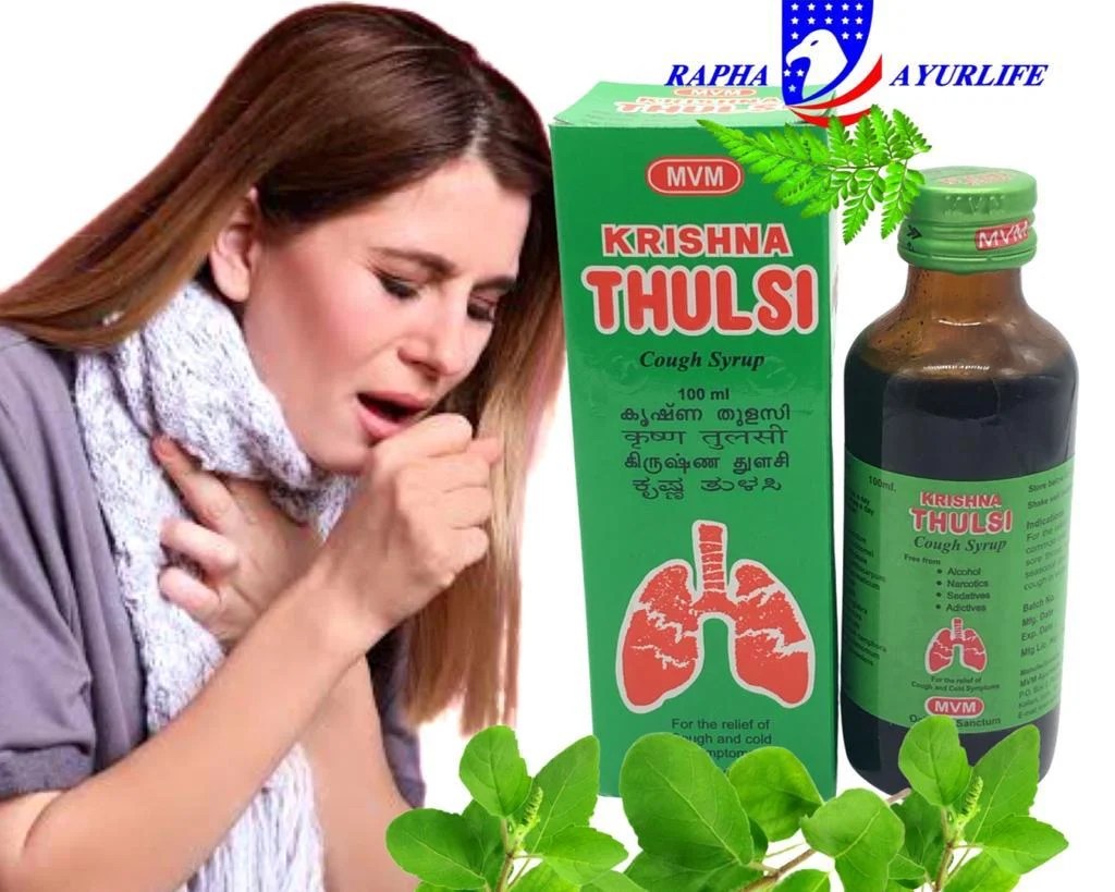 CS Krishna Thulasi Cough Syrup KOTTAKKAL AYURVEDA NZ