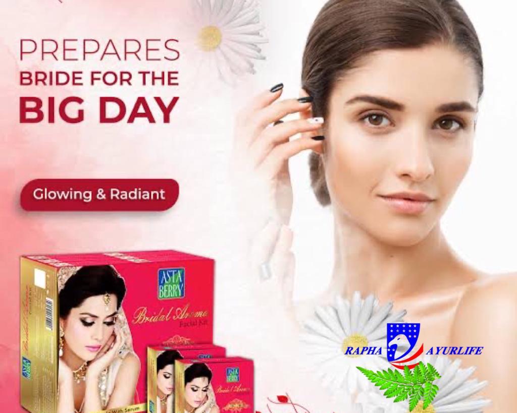 Astaberry Bridal Aroma Facial Kit with Face Serum KOTTAKKAL AYURVEDA NZ