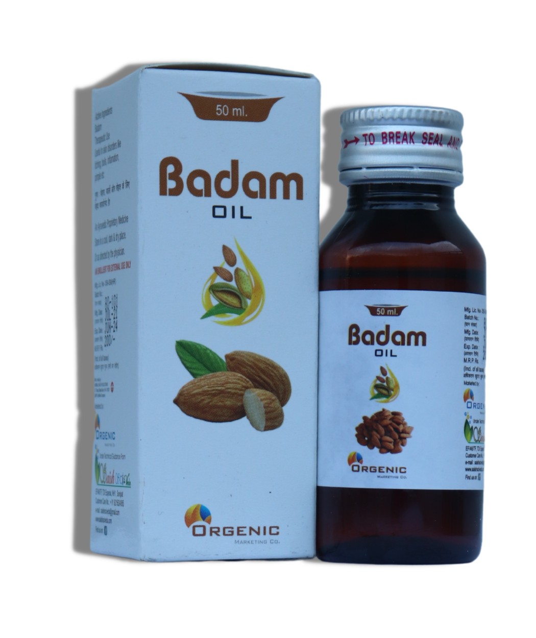 Ayurvedic Badam Oil 50ml SaishSciVeda Ayurvedic Product Online Store