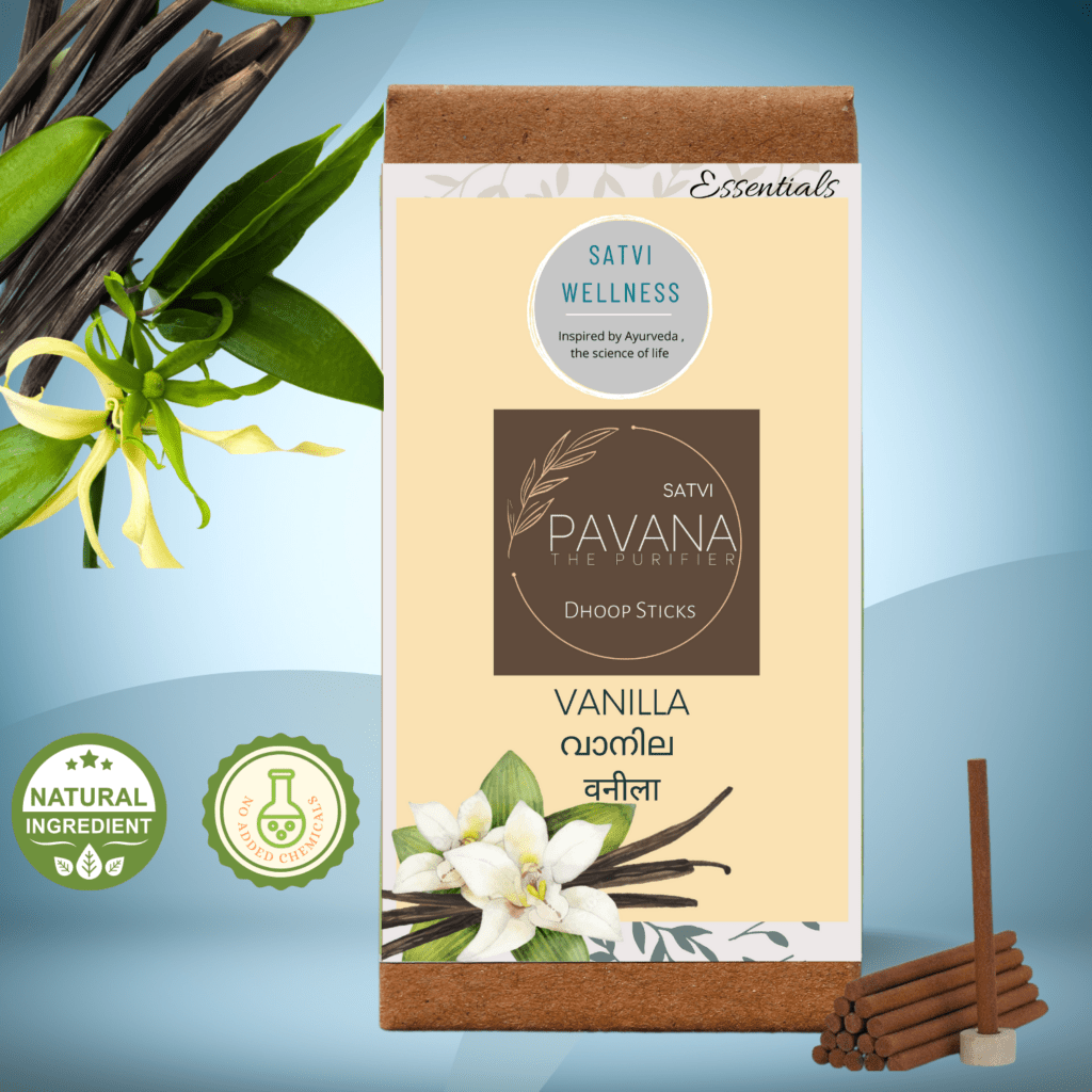 Natural Vanilla incense sticks AyurDoctor