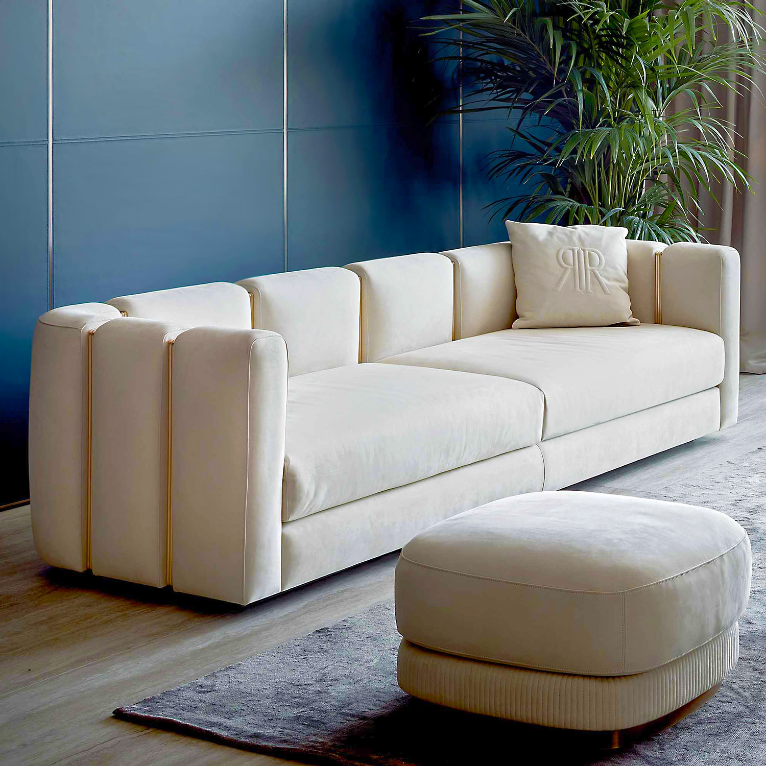 Brass Sofa 4 AZ Living Spaces