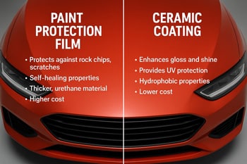 Paint Protection Film vs Ceramic Coating | The Specialists Tucson