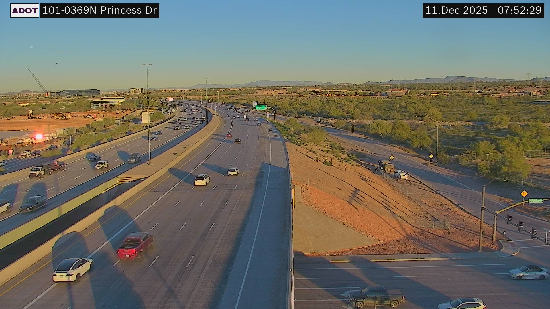 L101 NB 36.96 Princess Dr Traffic Cam Northbound