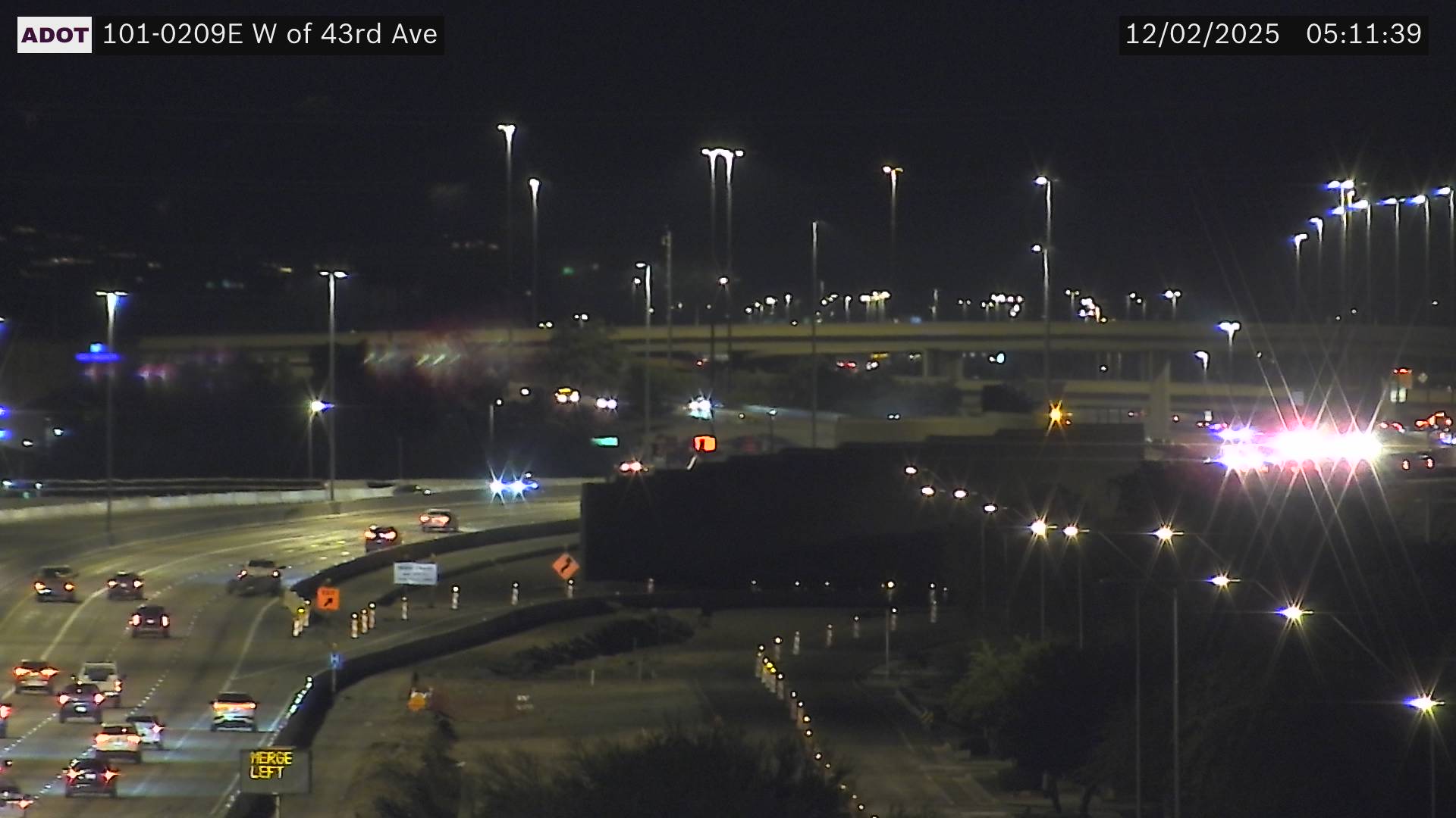 L101 EB 20.96 W of 35th Ave Traffic Cam Eastbound