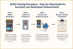 DLRO Testing Procedure – Step-by-Step Guide For Accurate Low Resistance