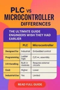 PLC Vs Microcontroller Differences: The Ultimate Guide Engineers Wish