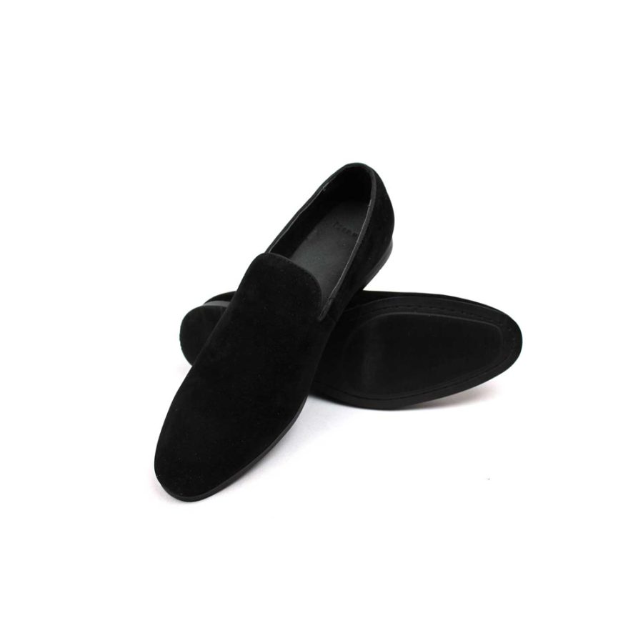 Black Suede Slip On Loafer ÃZARMAN