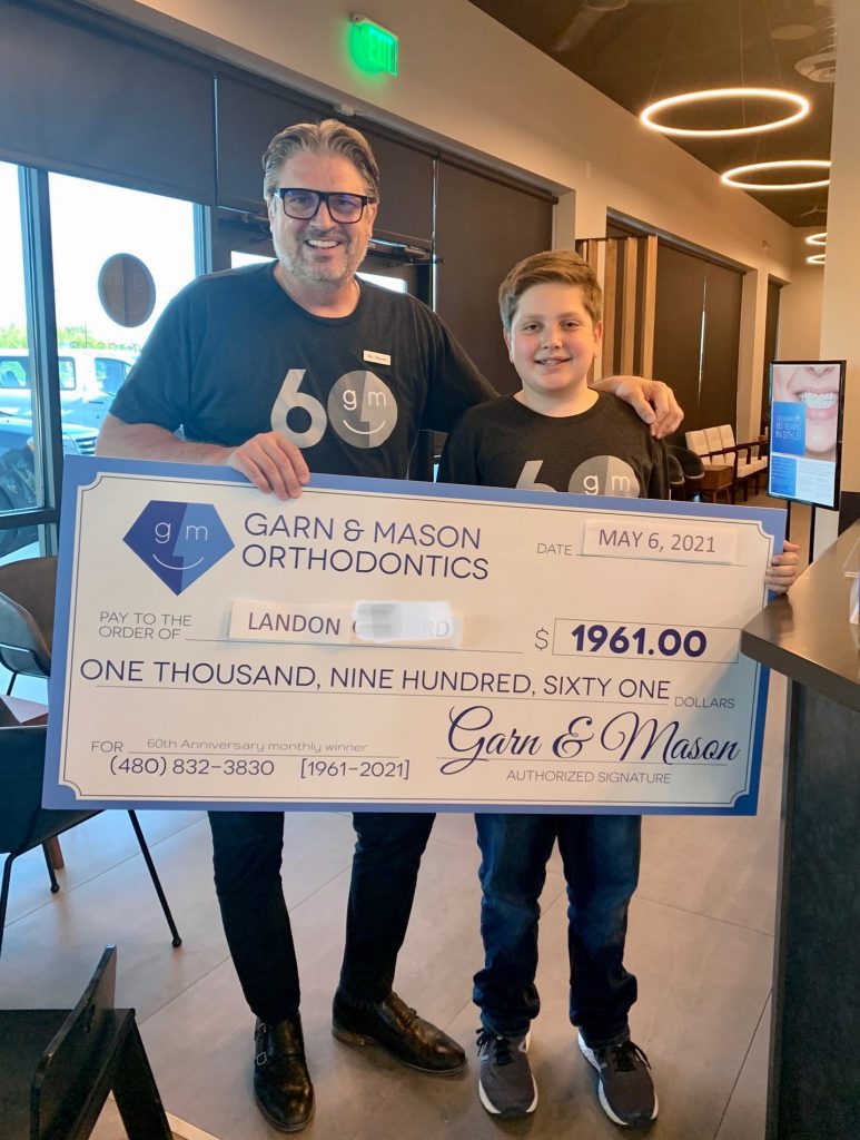 60th Anniversary Garn & Mason Dentist in Mesa, Gilbert & Chandler