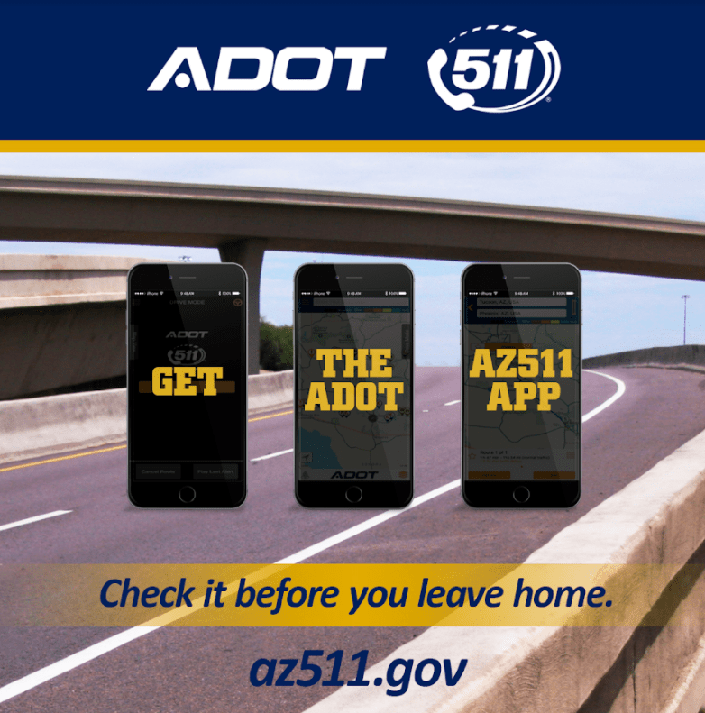 Arizona Traveler Information System Az511 Department Of Transportation