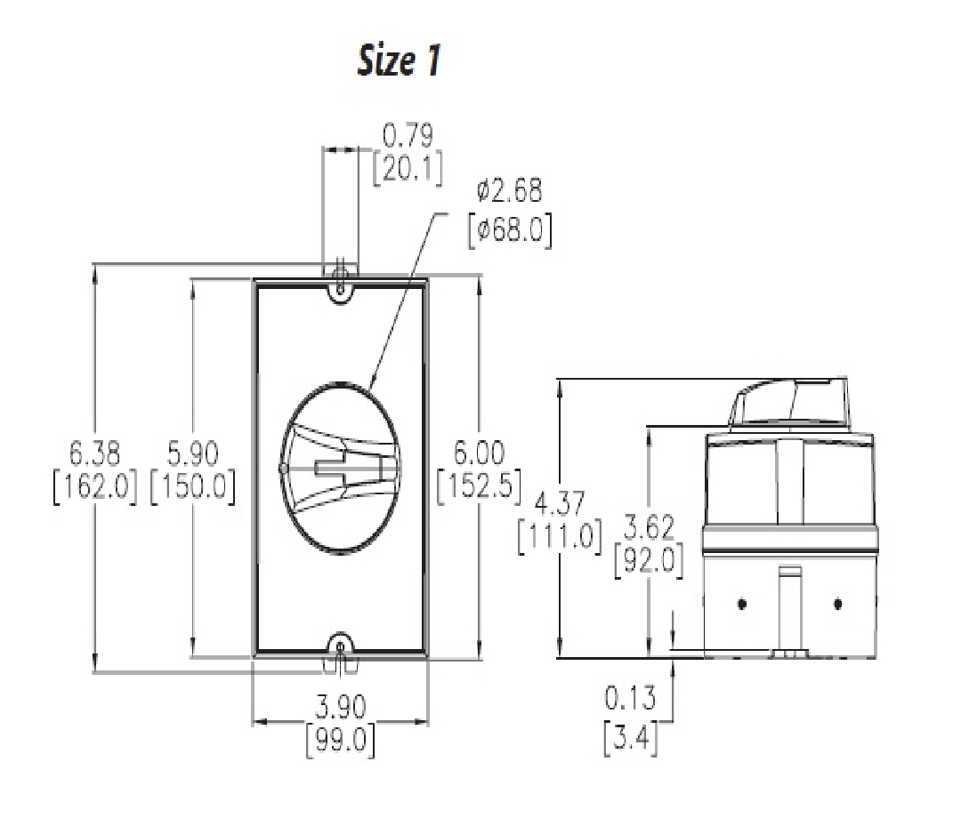 Polycarbonate Enclosure 16A..40A IP65 AZenergy