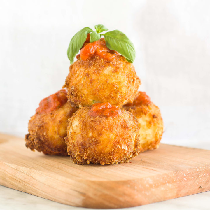 Cheesy Risotto Balls A Zesty Bite