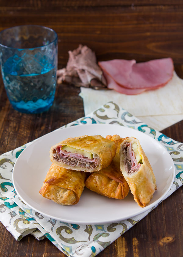 Crispy cuban egg rolls A Zesty Bite