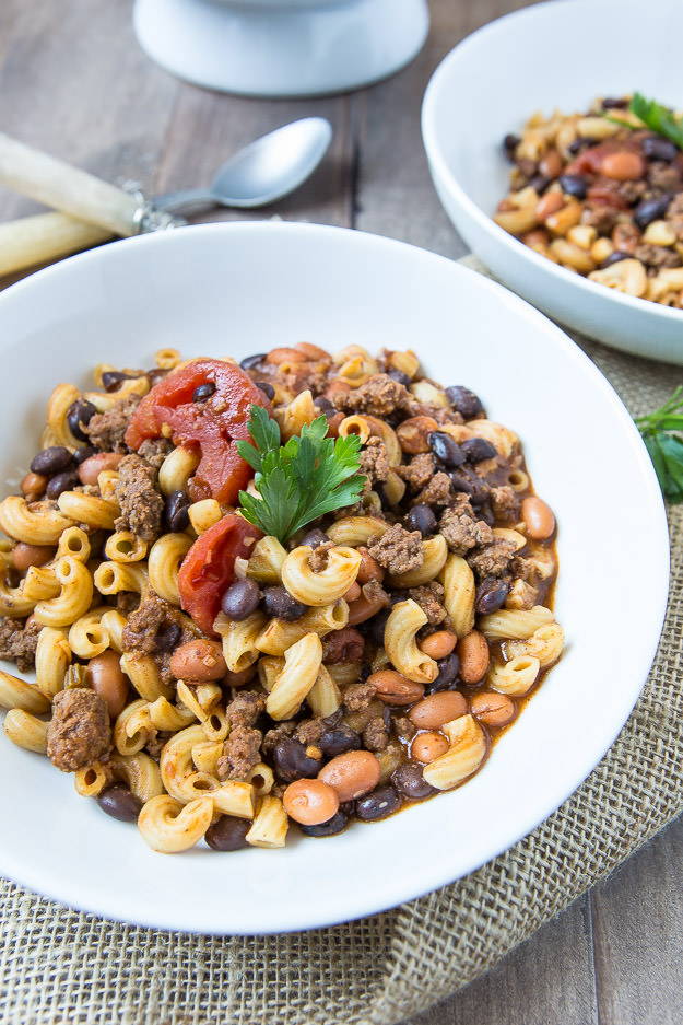 Two Bean Chili Mac A Zesty Bite