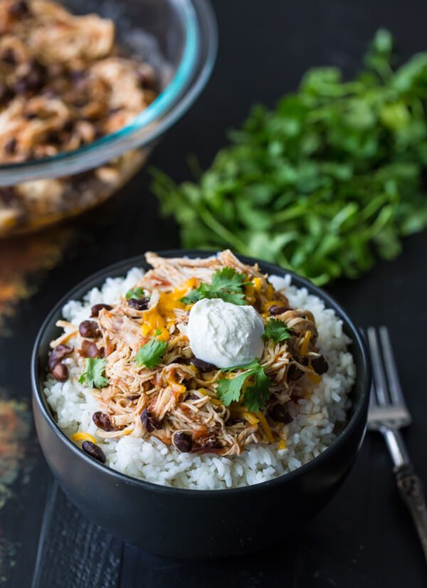 Slow Cooker Salsa Chicken Rice Bowls A Zesty Bite