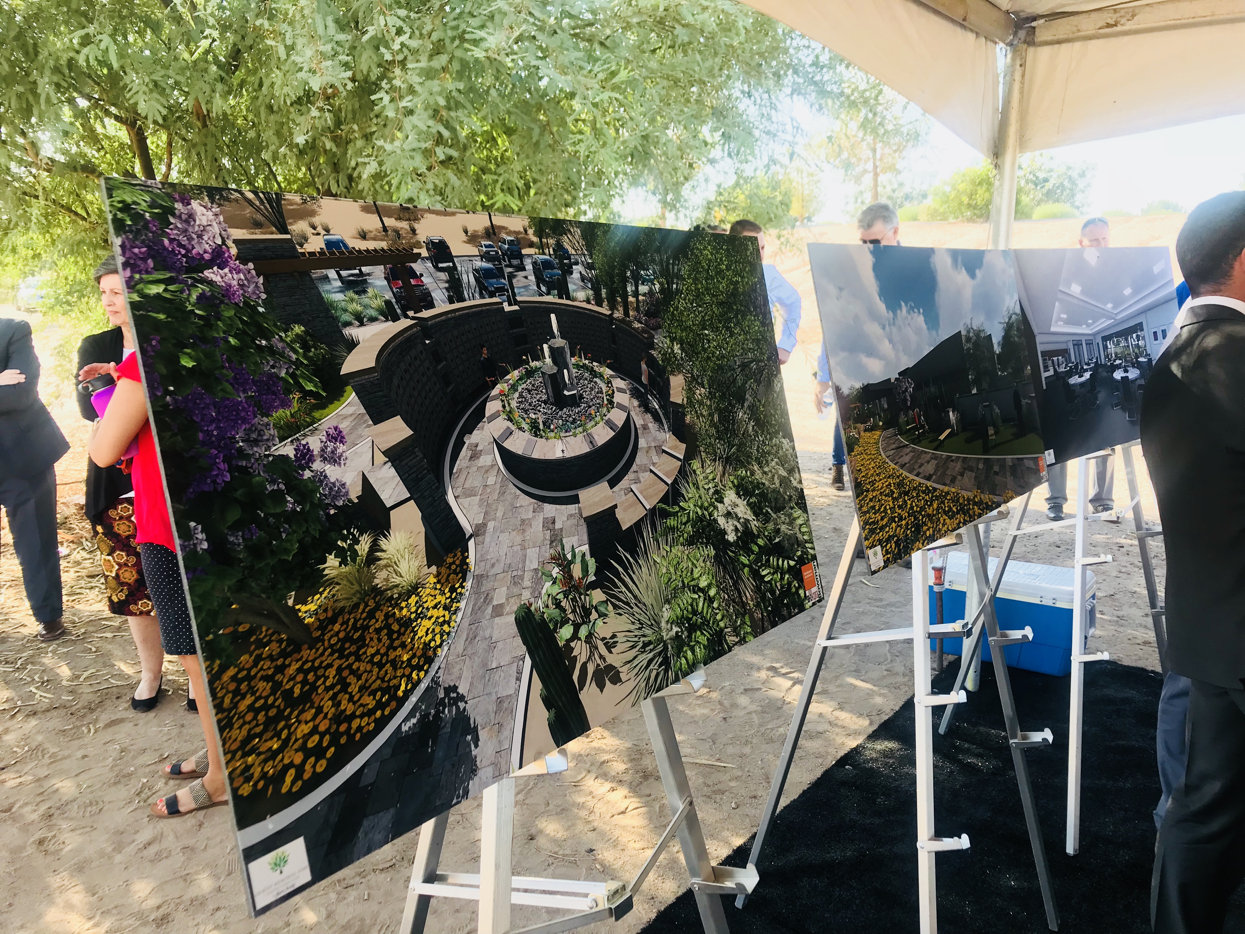 Gilbert Memorial Park Cemetery & Funeral Home Groundbreaking Ceremony AFCCA