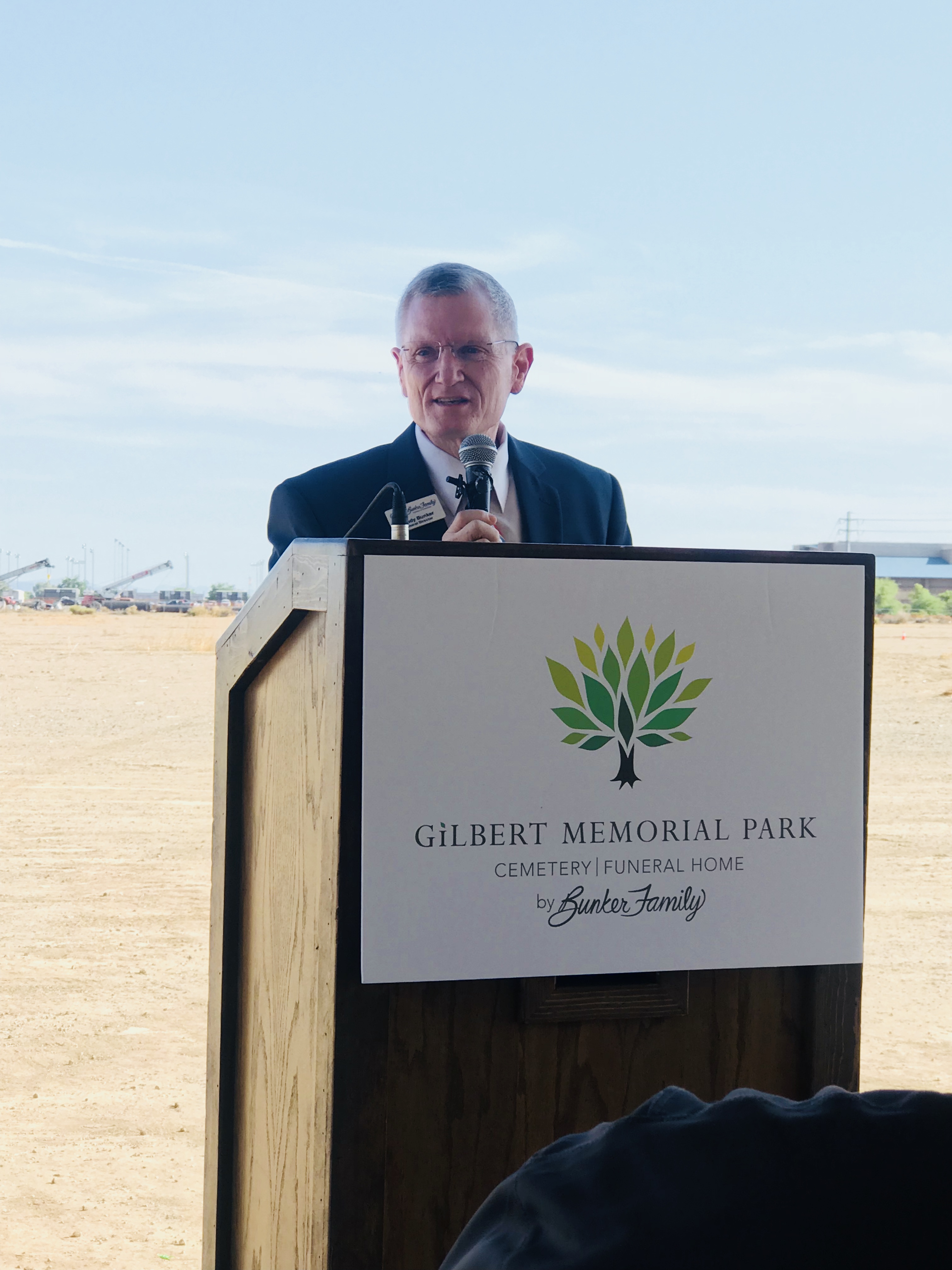 Gilbert Memorial Park Cemetery & Funeral Home Groundbreaking Ceremony AFCCA