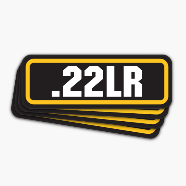 22LR” Ammo Label (4Pack) AZ House of Graphics