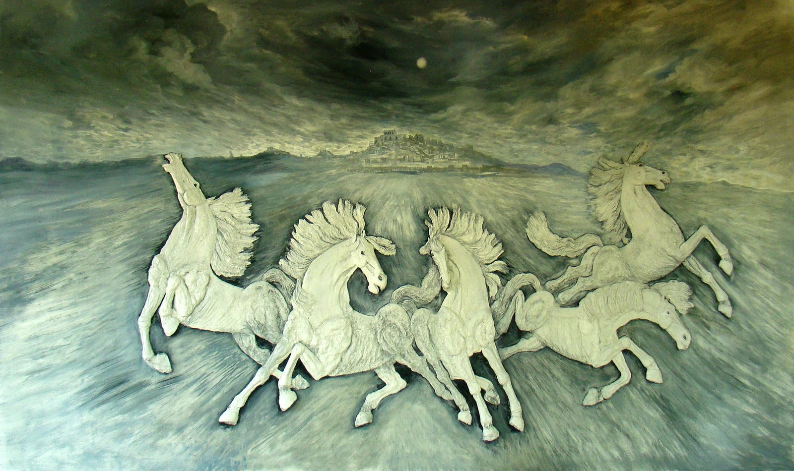 Horses Paintings Aziz Paintings