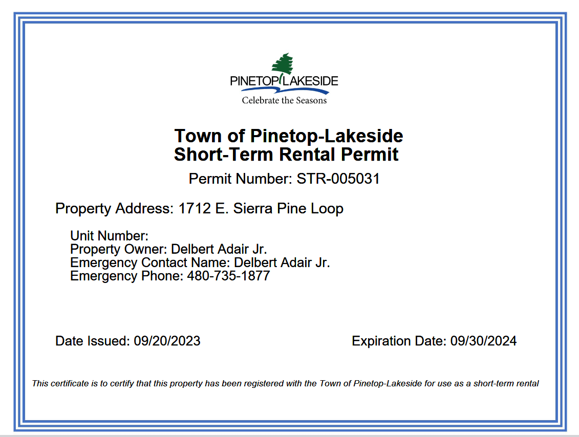 Adair Springs Cabin, Vacation Rental in Arizona