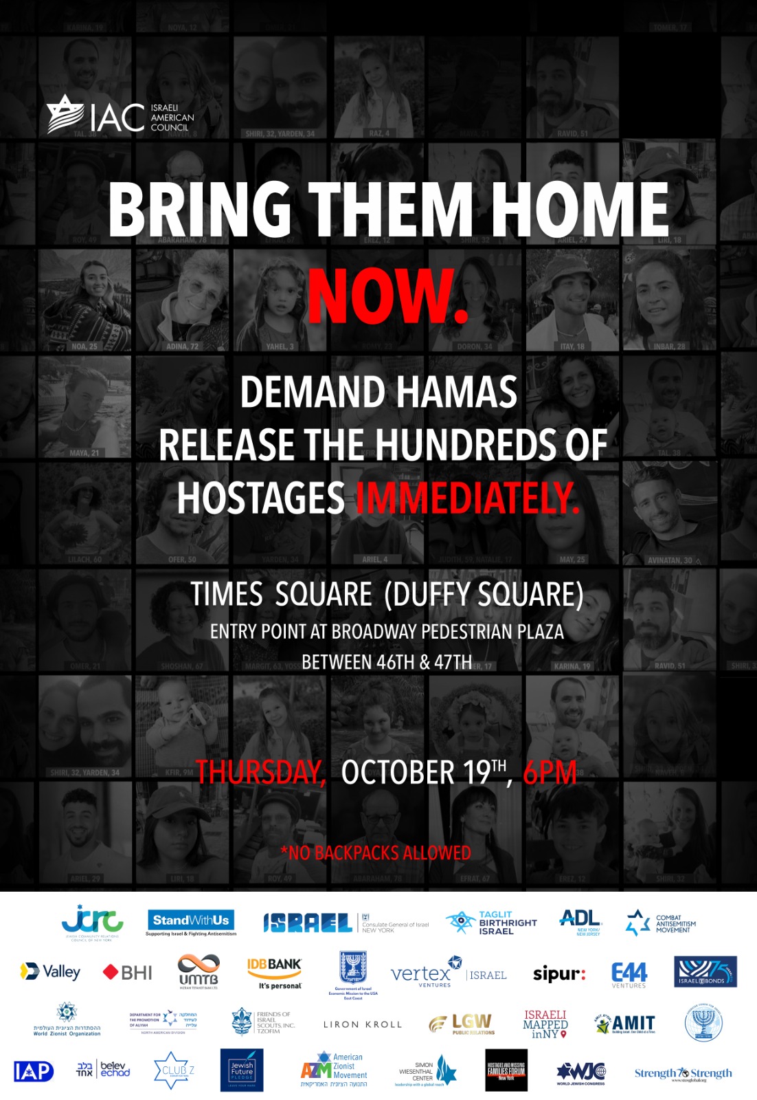 Bring Them Home Now American Zionist Movement