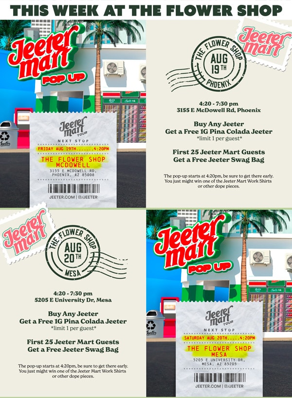 Happy Hour and More The Flower Shop