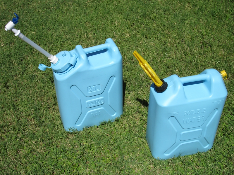 Portable Water Storage Containers