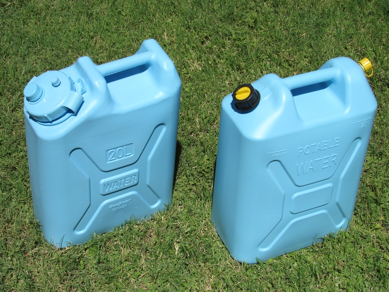 Portable Water Storage Containers