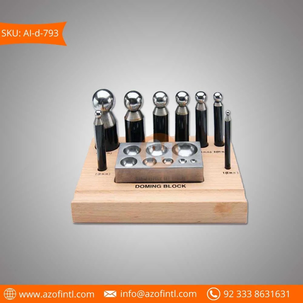 Dapping Block Set with 8 Pcs Block Azof International