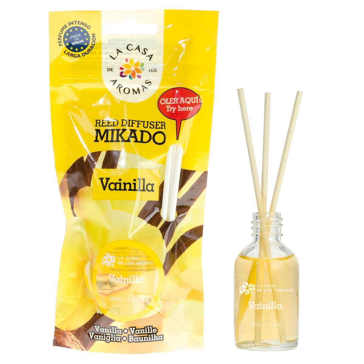 Aromatic diffuser Mikado La Casa De Los Aromas "Vanilla" 30ml