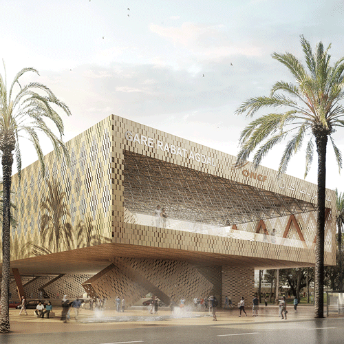 Rabat Agdal Masterplan and Train Station AZPML